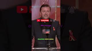 Ricky Gervais vs Steve Carell The Office Roast Battle 🤣🔥 rickygervais stevecarrell [upl. by Perla]