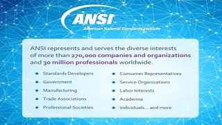 ANSI  American National Standards Institute [upl. by Norvil]