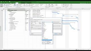Microsoft Project 2016  Weeknummers weergeven [upl. by Shewmaker]