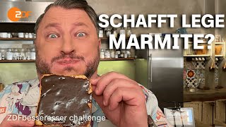 Klebriger Kult Sebastian soll herzhaften Brotaufstrich nachmachen I ZDFbesseresser challenge [upl. by Nysila985]