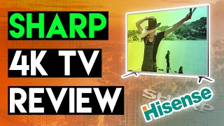 SHARP 4K TV REVIEW  BEST BUDGET TELEVISION [upl. by Yslehc964]