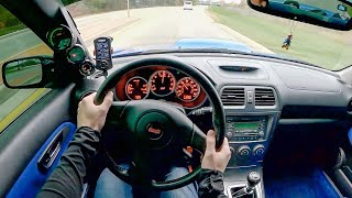 2007 Subaru WRX STI  POV Test Drive Binaural Audio [upl. by Ramso]