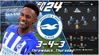 Graham Potters Remarkable Renaissance at Brighton amp Hove Albion  EA FC 24 [upl. by Damalis75]