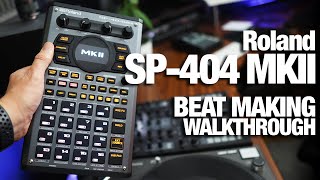 Roland SP404 MKII  Beatmaking  First impressions [upl. by Ynaffad250]