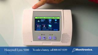 How to Change Your Honeywell Lynx 5000 Battery [upl. by Gyatt]