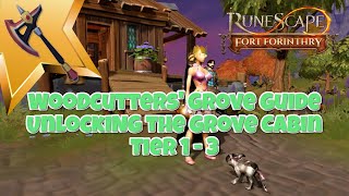 Woodcutters Grove Guide  Unlock the Grove Cabin  Runescape 3 [upl. by Leshia646]