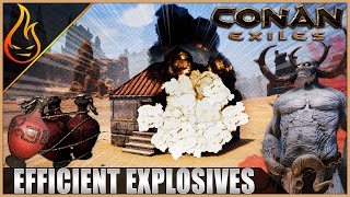 Most Efficient Explosives For Cracking A Base Conan Exiles 2020 [upl. by Katerine583]