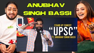 UPSC  Stand Up Comedy Ft Anubhav Singh Bassi  Reaction  Neeti and Raman [upl. by Boiney223]