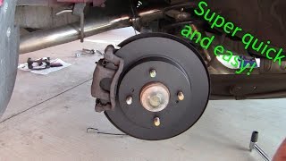 How to Replace Sentra Rear Disk Brakes [upl. by Fowler769]