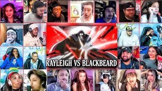 Blackbeard Vs Rayleigh One Piece Episode 1088 Reaction Mashup [upl. by Getraer]