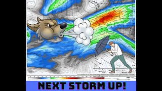 West Coast Weather Next Storms Up [upl. by Agathy]