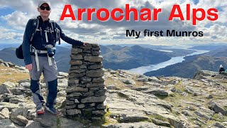 Arrochar Alps Beinn Narnain Beinn Ime My first Munros [upl. by Marcille]