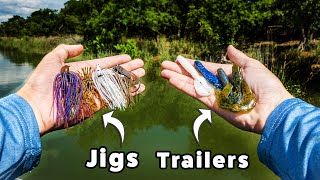 How To BEST Use Jig Trailers In Bass Fishing NEED To Know [upl. by Mariel892]