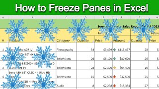 How to Freeze Panes in Excel A Simple Guide [upl. by Nitsyrc]