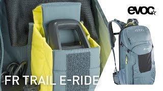 FR TRAIL ERIDE Ebike backpack  EVOC PRODUCTS [upl. by Barth273]