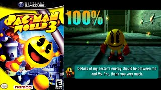 PacMan World 3 44 100 GameCube Longplay [upl. by Nylidnam224]