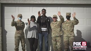 FOX5 Surprise Squad Teen Honored for Taking Care of Family [upl. by Iretak]