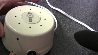 DohmDS White Noise Generator by Marpac from Walmart Product Review [upl. by Gitel]