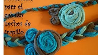 Accesorios hechos con trapillo [upl. by Dorella]