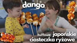 Dango 🍡  kultowe japońskie ciasteczkakluski ryżowe  bardzo szybki przepis na pyszny deser [upl. by Vaas993]