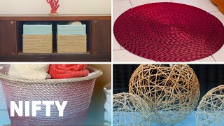 6 Easy Rope DIY Projects [upl. by Oiratnom]