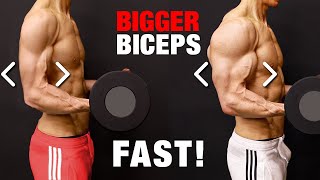 How to Get Bigger Biceps Fast JUST DO THIS [upl. by Ibbetson]