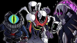 FNF Triple Trouble Undertale Triple Skeletons [upl. by Leahcimsemaj]