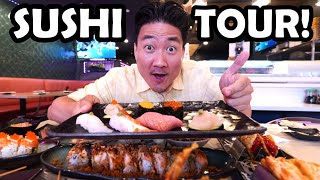 3 BEST All You Can Eat Sushi Restaurants in Los Angeles [upl. by Almita]