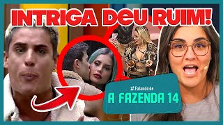 🐔A Fazenda 14 Festa Record libera whisky Tiago cria briga entre Tati e Thomaz e se ferra [upl. by Akirej]