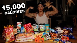 15000 CALORIE CHALLENGE AT 17 YEARS OLD [upl. by Riggs]