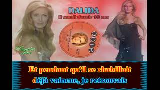 Karaoke Tino  Dalida  il venait davoir 18 ans [upl. by Siobhan]