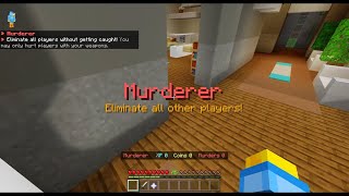 Minecraft Murder Mystery Fastest GameThe Hive [upl. by Oibesue828]