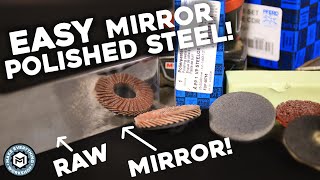 Easy Mirror Polish On Steel [upl. by Ecitnirp210]