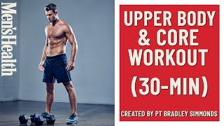 30Minute Upper Body amp Core Workout  Men’s Health UK [upl. by Mannuela]