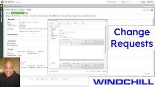 PTC Windchill PDMLink  Change Requests  Change Management [upl. by Noffihc]