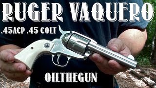 Ruger New Vaquero  45Colt  45ACP [upl. by Yme850]