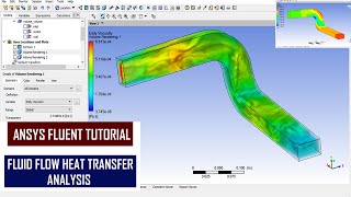 ✅ Ansys Fluent Tutorial For Beginners  Flow through Duct [upl. by Aikimat]