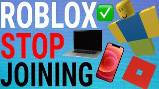 How To Stop People From Joining Your Games on Roblox PC amp Mobile [upl. by Dyna136]