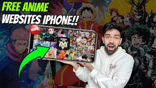 5 FREE Anime Websites for iPhone  Best Anime Websites for iPhone FREE [upl. by Atinev]