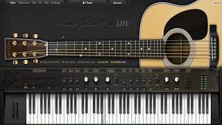 Ample Sound Ample Guitar M Lite II Free Guitar VST Sound Test [upl. by Anaiek]