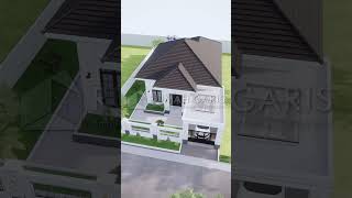 Denah Rumah Modern Klasik 15x25 m [upl. by Flo]