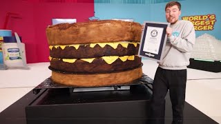 MrBeast Secret Worlds Largest Burger UNRELEASED [upl. by Dustman767]