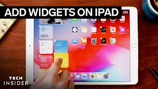 How To Add Widgets On iPad [upl. by Docila]