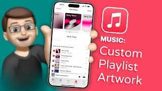 Personalise your Playlists with Custom Playlist Artwork in Apple Music [upl. by Shipp]