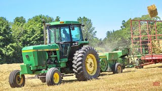 JOHN DEERE Tractors Kick Baling [upl. by Nylak]