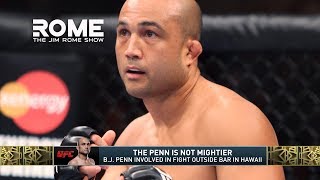 BJ Penn Gets KNOCKED OUT In Fight Outside Hawaii Bar  The Jim Rome Show [upl. by Sarina]