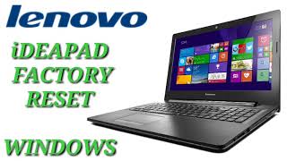 Lenovo Ideapad Factory Reset One key Recovery ll How To Fix  Factory Reset a Lenovo Laptop windows [upl. by Sorazal813]