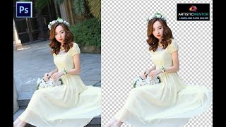 How to remove background in Photoshop CS6 in just 1 minute  Photoshop Tutorials [upl. by Ahsetan749]