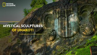 Mystical Sculptures of Unakoti  It Happens Only in India  National Geographic [upl. by Parshall886]