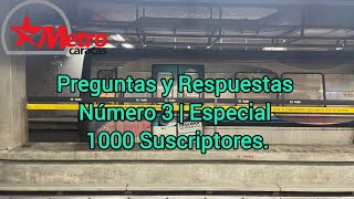 Preguntas y Respuestas  Número 3 Especial 1000 Suscriptores [upl. by Hetty]